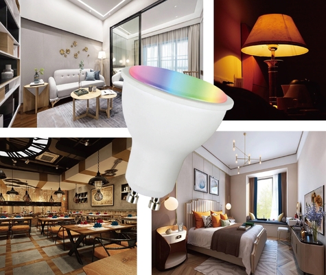 CE UKCA Certificato 5W 120D Smart Wifi APP Controllo vocale GU10/MR16 LED Spot Light Hotel