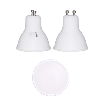 CRI 80 6W 120D GU10 Spotlight a LED dimmabile con selezione multi CCT 3000K/4000K/6500K