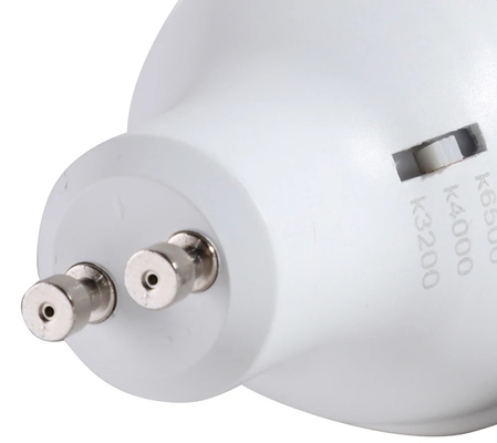 CRI 80 6W 120D GU10 Spotlight a LED dimmabile con selezione multi CCT 3000K/4000K/6500K