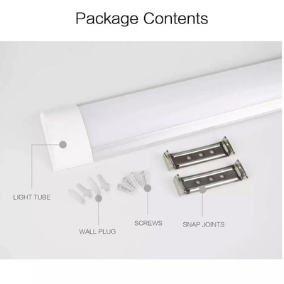 AC 85-265V 9W/18W/27W/36W/45W LED Batten Light con 0.2kg di peso del prodotto