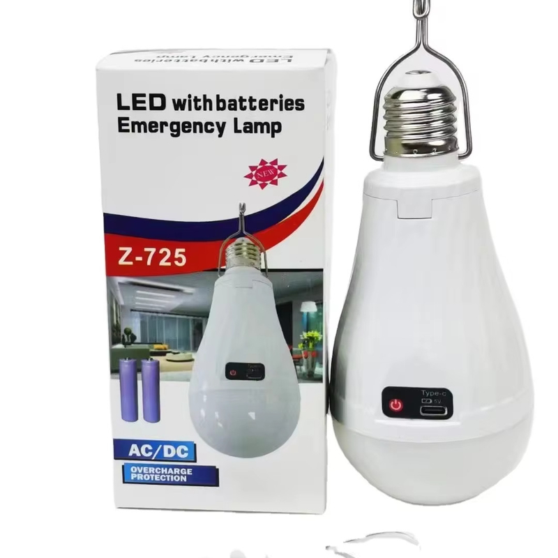 2 E27/B22 Lampadina di emergenza a LED ricaricabile per soluzioni di illuminazione a risparmio energetico