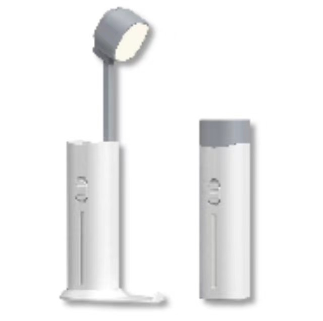 Lampada da tavolo portatile a LED 5W Lampada da tavolo ricaricabile con dimmer di supporto e sorgente luminosa