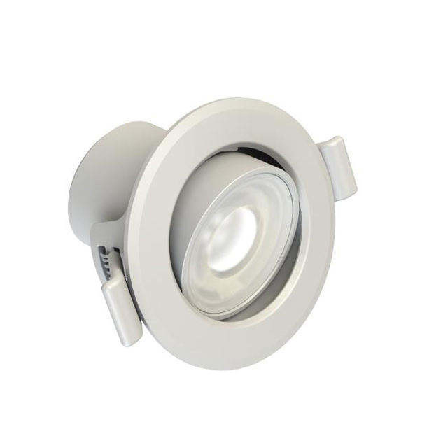 2700K Soft Warm White LED Downlight 5w per una lunga durata e taglio in profondità 70mm