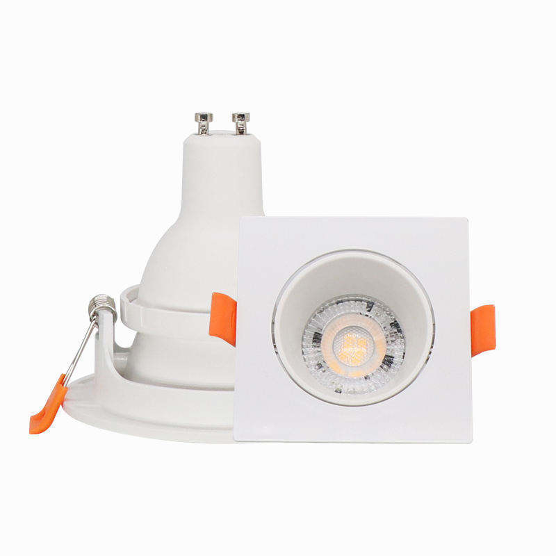 5w Mr16 Gu10 Hotel Square Mini Smart Anti Glare soffitto regolabile superficie senza guarnizioni luce a LED intagliata Downlights