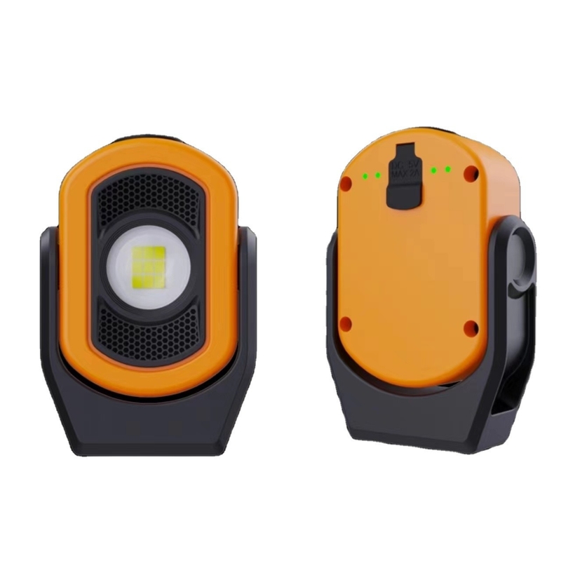 Luce di lavoro portatile a LED dimmabile con carica USB di tipo C e forte base magnetica