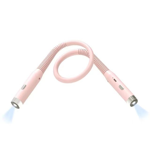 Led Portatile flessibile Collo appeso Libro di ricarica Luce Protezione occhio Collo Luce di lettura