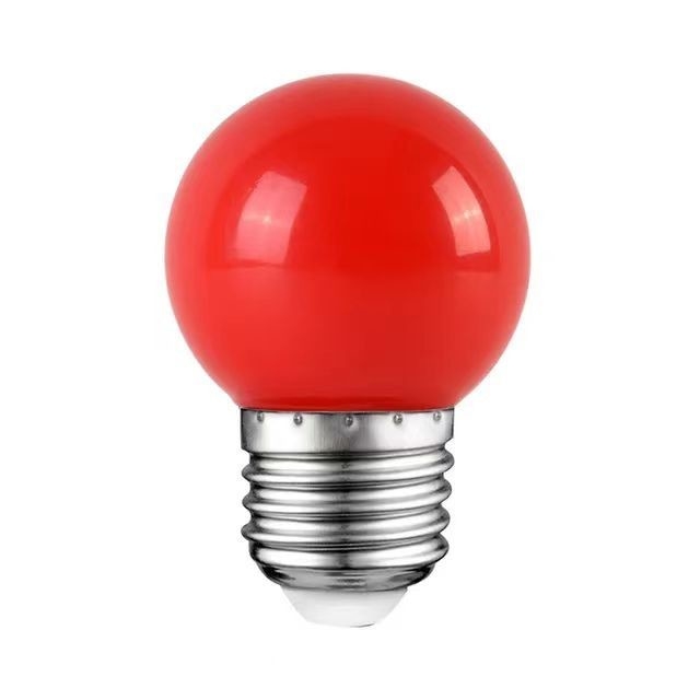 LED G45 Globo Luci di Natale 1W Notte colorata Mini Edison E26 15W Equivalente lampadina rossa