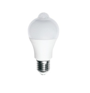 Illuminazione domestica intelligente fatta facile E27 Sensore di movimento lampadina a LED con design personalizzato