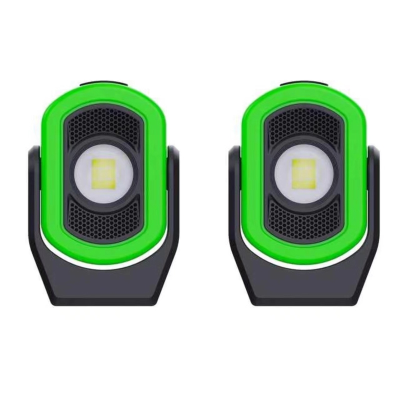 Fonte di alimentazione a corrente continua Verde LED USB Tipo-C Litio Ricaricabile Luce di lavoro per la manutenzione