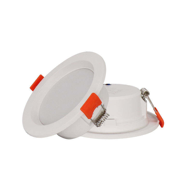 V0 Rated Fire 5w Plastico retroilluminato LED Panel Light con indice di resa del colore Ra 80