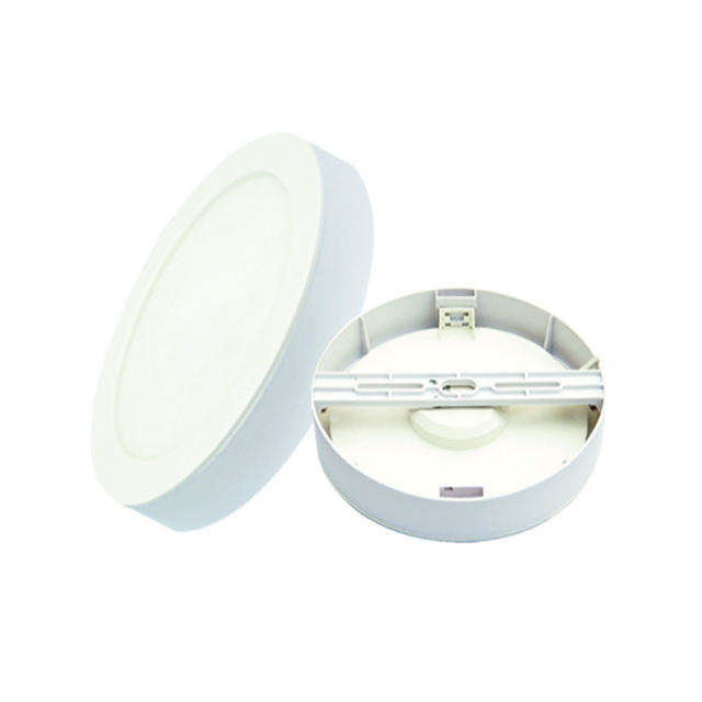 Pannello di luce montato a superficie rotonda LED a telaio staccabile 6w 9w 12w 16w 18w per LED di soffitto