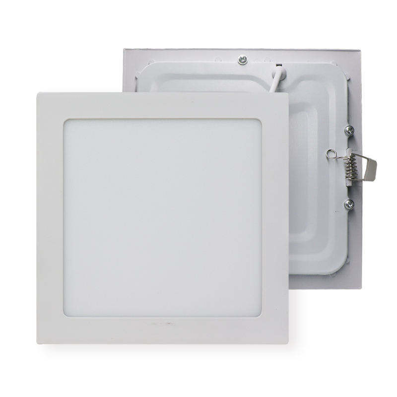 IP20 Rated Aluminum Square 12 Watt Recessed Led Panel Light Housing per le prestazioni