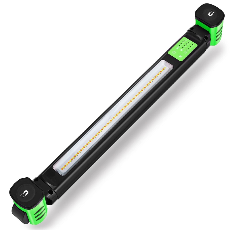 IP80 LED luce di lavoro 1600 lumen temperatura a doppio colore 360 gradi magnetica e gancio