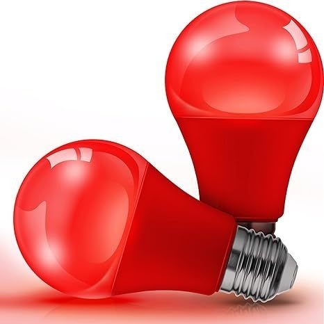 E26 Bulbo a LED rosso A19 9W per San Valentino Decorazione per l'Anno del Ringraziamento