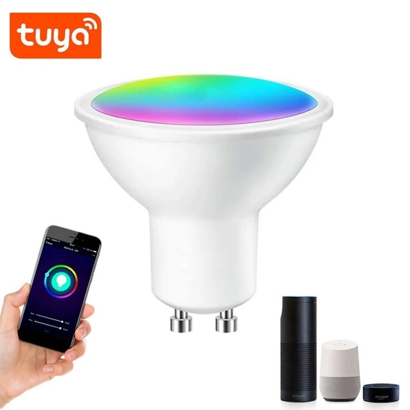 Controllo remoto Smart WiFi GU10/MR16 Spot Bulb con Google Alexa e supporto per il dimming