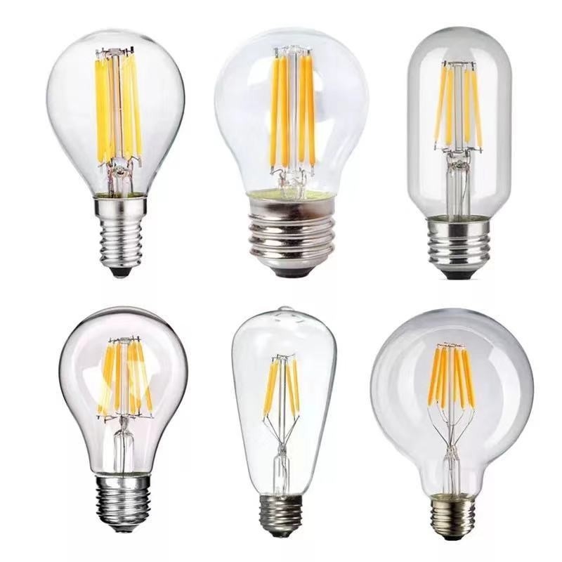 Voltaggio di ingresso 85-265V E27/B22 4W 6W 8W Vintage Edison lampadina a incandescenza a LED con 80 Ra