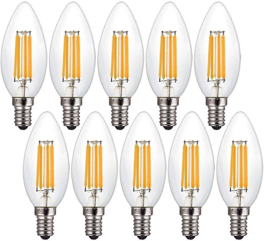 Lampada a candela a LED personalizzabile E14 4W per il design versatile di illuminazione e circuiti