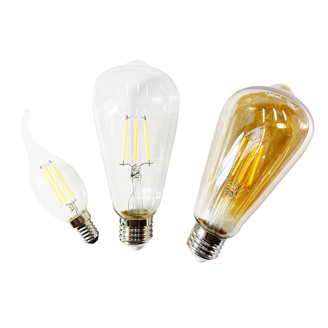AC 120V A19 7W 800LM Lampade a filamento a LED in vetro vintage per una lunga durata di vita 50000 ore