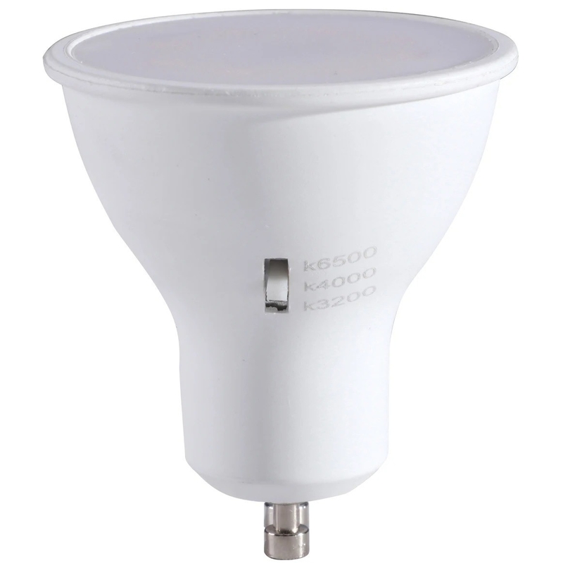 CRI 80 6W 120D GU10 Spotlight a LED dimmabile con selezione multi CCT 3000K/4000K/6500K